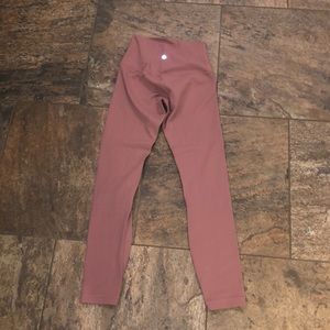 Lululemon Align 25 Salmon Leggings 